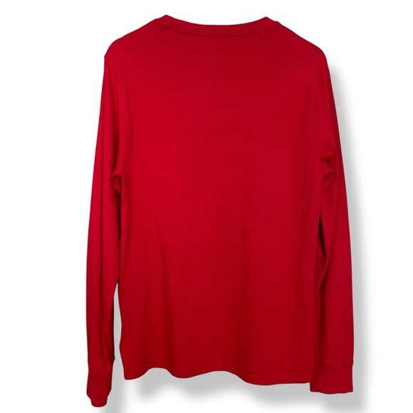 Polo Ralph Lauren Bear Christmas Tree Tux Boy XL 18-20 Red Long Sleeve Graphic - Picture 2 of 13